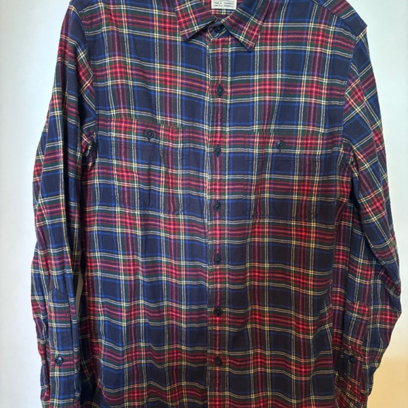Vintage J.Crew Men’s Flannel Shirt (100% Cotton) - Picture 3 of 11